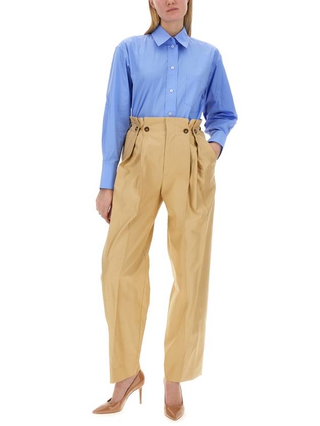 PANTS GATHERED WAIST - VICTORIA BECKHAM - BALAAN 2