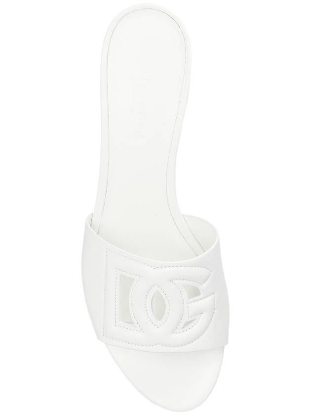 Dolce & Gabbana Heeled Slippers, Women's, White - DOLCE&GABBANA - BALAAN 6