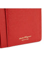 Gancini Continental Long Wallet Red - SALVATORE FERRAGAMO - BALAAN 6