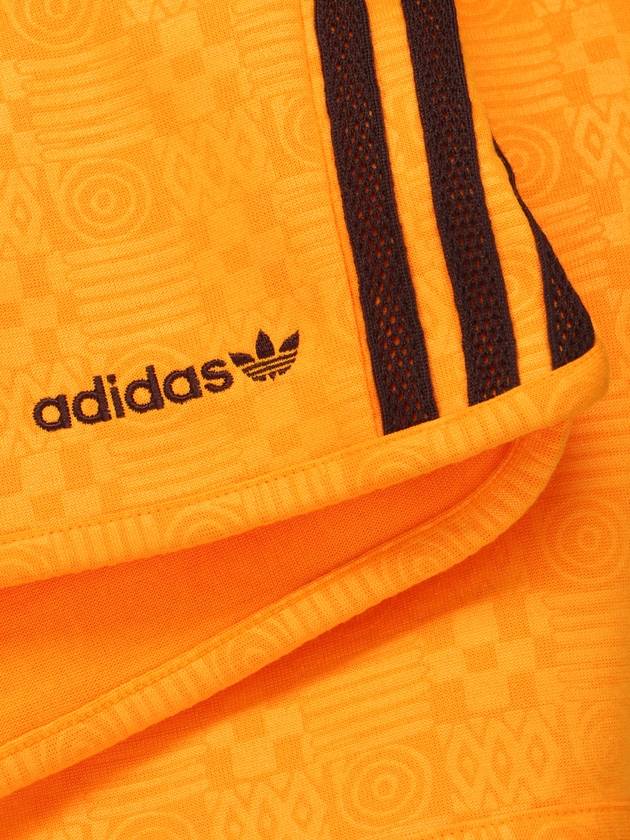 Sprinter 3 Stripes Embossed 80s Shorts Orange - ADIDAS - BALAAN 4