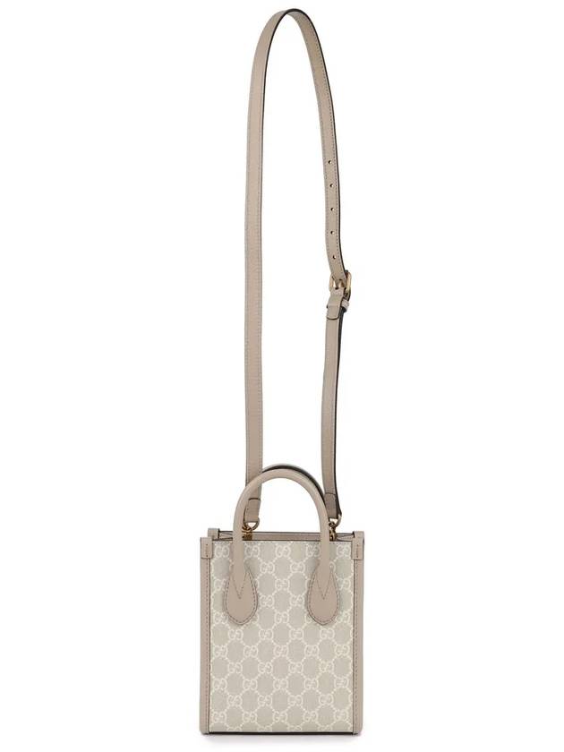 Interlocking G Mini Tote Bag Beige - GUCCI - BALAAN 4