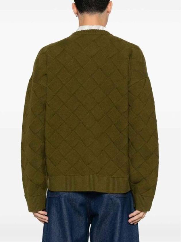 Intrecciato Wool Knit Top Olive Oil - BOTTEGA VENETA - BALAAN 6