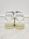 White LV Leather Trainer Sneakers 6 5 - LOUIS VUITTON - BALAAN 6