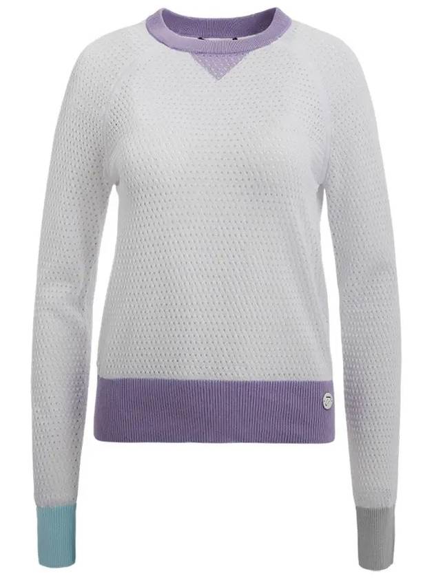 Signature Round Sweater IPL3SSW861 WH - IJP DESIGN - BALAAN 3