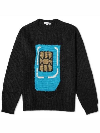 JW Anderson Sim Card Crewneck Jumper, Size X-Small - JW ANDERSON - BALAAN 1