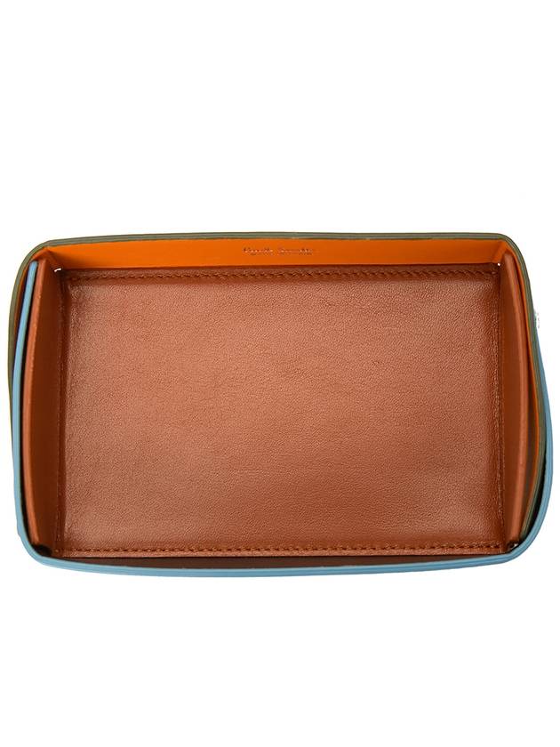 Signature Embossed Logo Leather Tray Orange Blue - PAUL SMITH - BALAAN 7