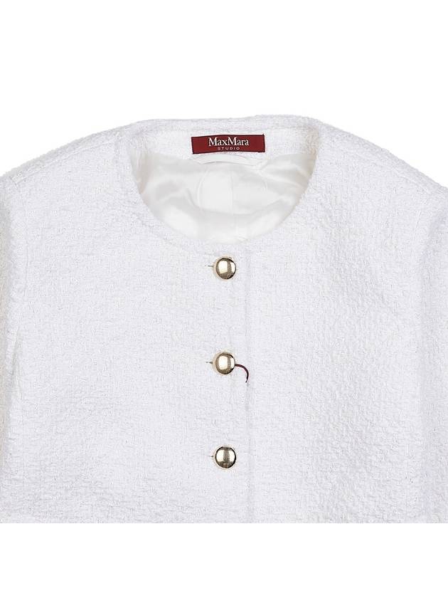 Women's Gavino Cotton Jacket White - MAX MARA - BALAAN.