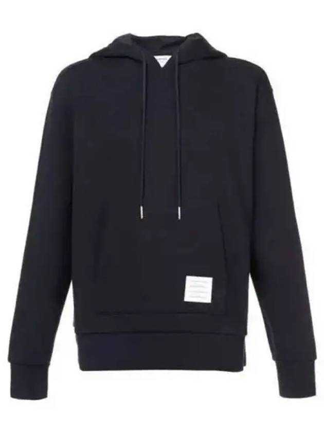 Men's Center Back Stripe Logo Patch Hoodie Navy - THOM BROWNE - BALAAN 2