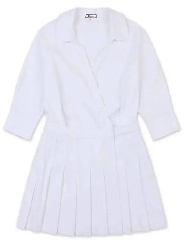 golfwear shirt wrap short dress white - ONOFF - BALAAN 1