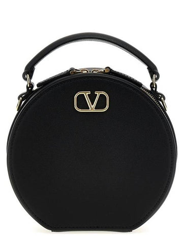 V Logo Signature Cross Bag Black - VALENTINO - BALAAN 1