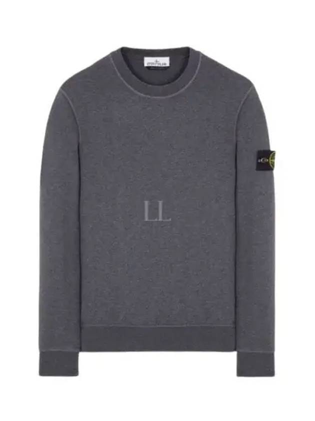 Compass Patch Cotton Sweatshirt Grey - STONE ISLAND - BALAAN 2