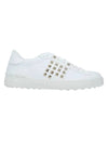 Rockstud Untitled Low Top Sneakers White - VALENTINO - BALAAN 1