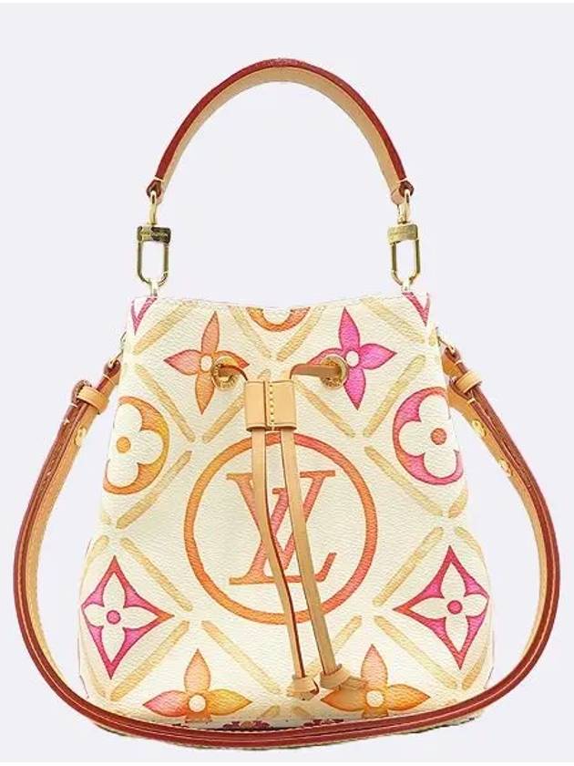 M25315 Coral Monogram Tile Coated Canvas Neonoe BB Tote Bag Shoulder Strap 2WAY - LOUIS VUITTON - BALAAN 2