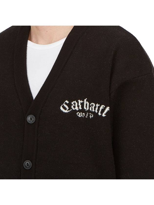 Onyx Button Up Cardigan Black - CARHARTT WIP - BALAAN 7