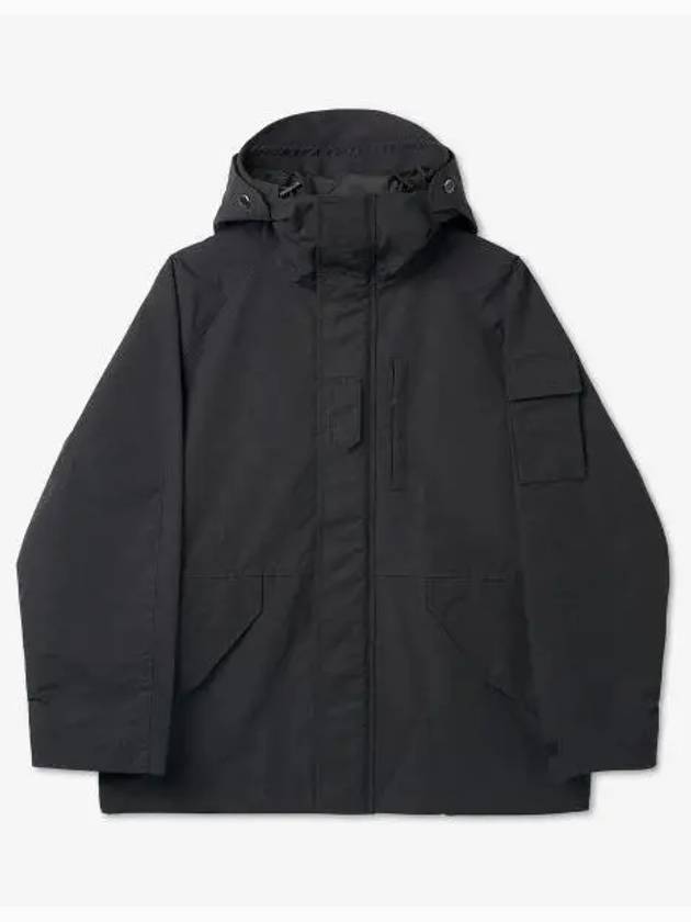 EKD Print Nylon Hooded Parka Black - BURBERRY - BALAAN 2