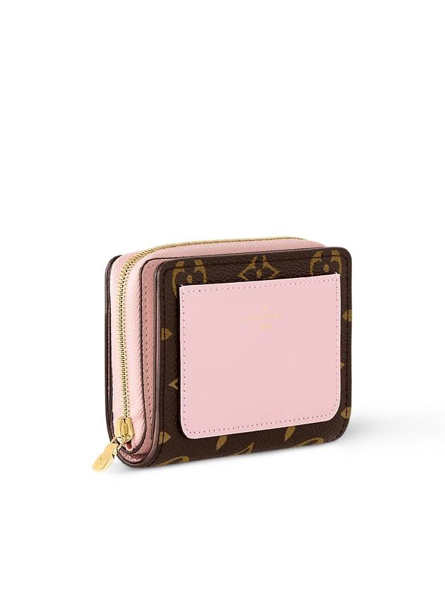 Lou Monogram Coated Canvas Wallet Pink - LOUIS VUITTON - BALAAN 4