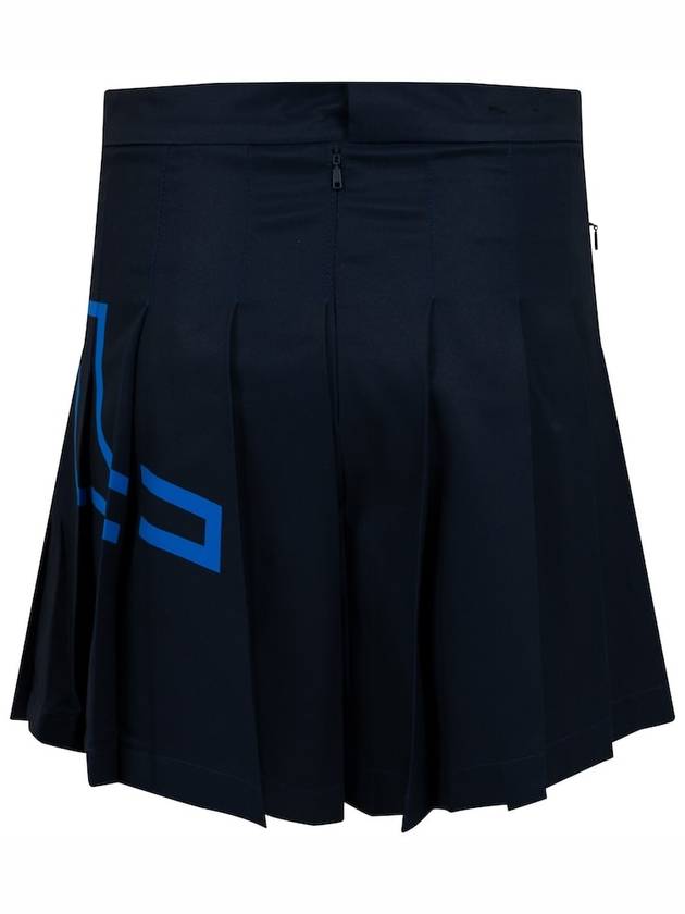 Women's Naomi Pleated Skirt Navy - J.LINDEBERG - BALAAN 5