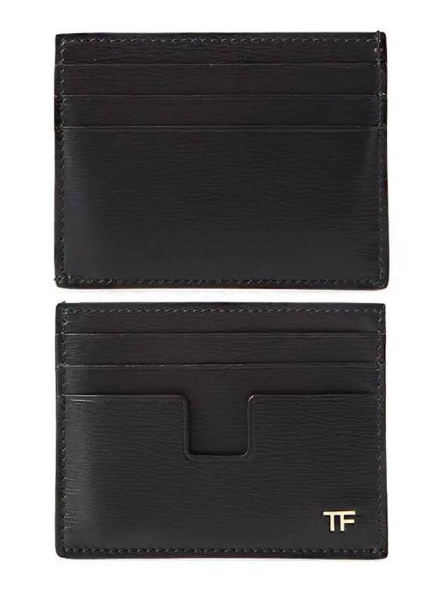 TF Gold Logo Side Open Double Card Holder 219Y0233T LCL053 U9000 - TOM FORD - BALAAN 1