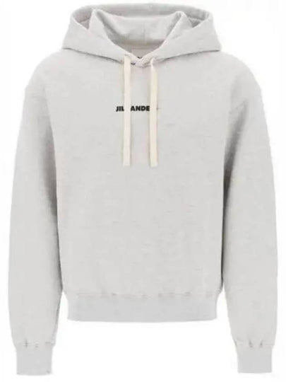 Plus Logo Hoodie Grey - JIL SANDER - BALAAN 2