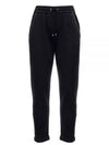 Cotton Silk Fleece Track Pants Black - BRUNELLO CUCINELLI - BALAAN 2