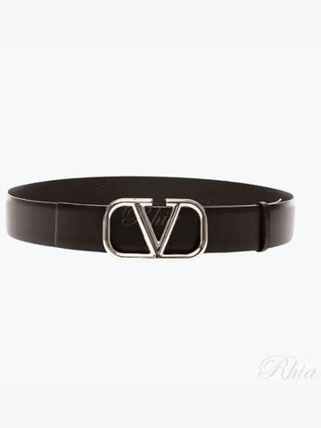 V Logo Signature Men s Belt Accessories T0Q87SNP 0NO - VALENTINO - BALAAN 1