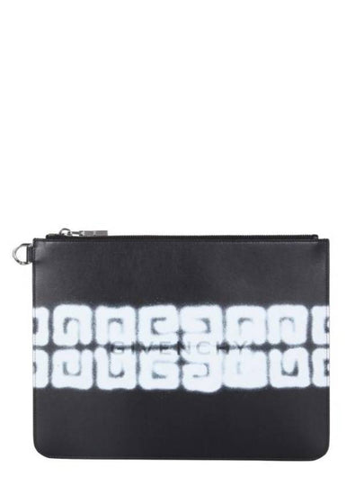 4G Leather Clutch Bag Black - GIVENCHY - BALAAN 2