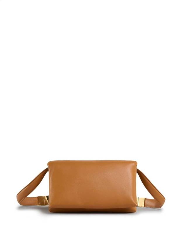 Prisma Logo Small Cross Bag Light Brown - MARNI - BALAAN 1