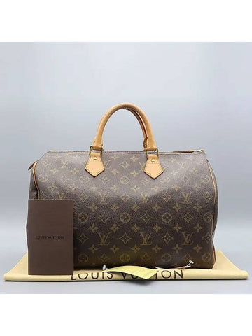 M41524 Monogram Canvas Speedy 35 Tote Bag - LOUIS VUITTON - BALAAN 1