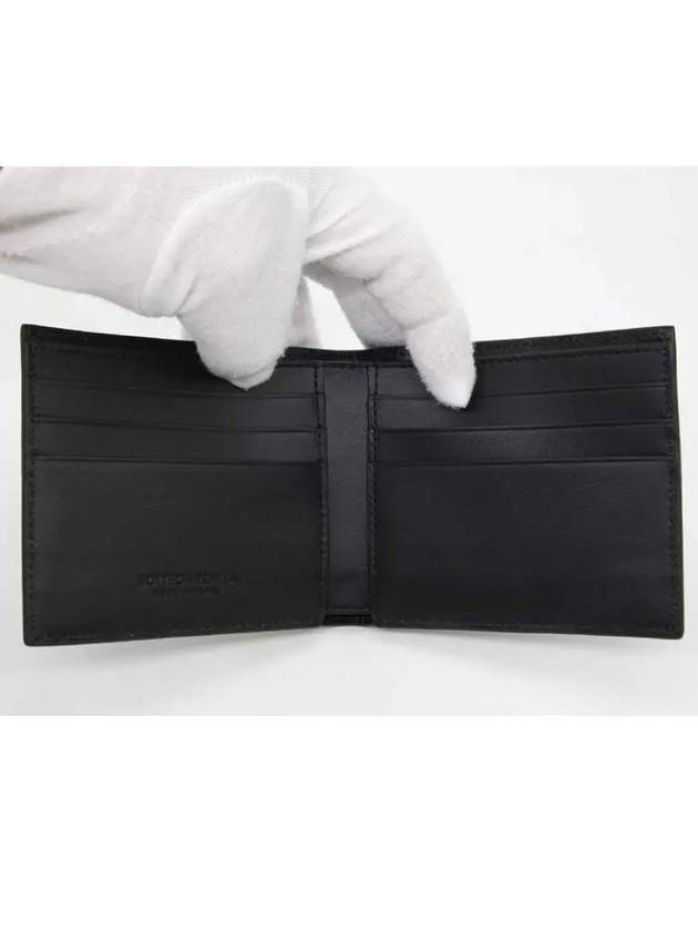 Intrecciato Half Wallet Black - BOTTEGA VENETA - BALAAN 5