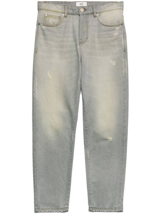 Tapered Fit Jeans Vintage Grey - AMI - BALAAN 1