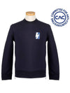 Lightning Sweatshirt Navy - NEIL BARRETT - BALAAN 3