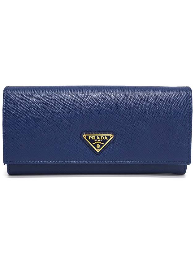 1MH132 Saffiano triangle logo long wallet - PRADA - BALAAN 2