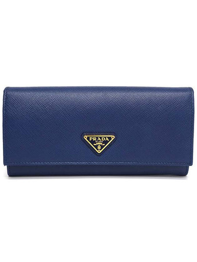 1MH132 Saffiano triangle logo long wallet - PRADA - BALAAN 2