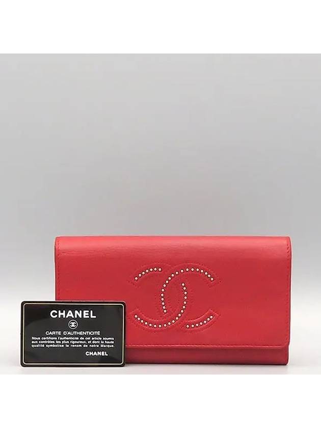 red long wallet - CHANEL - BALAAN 1