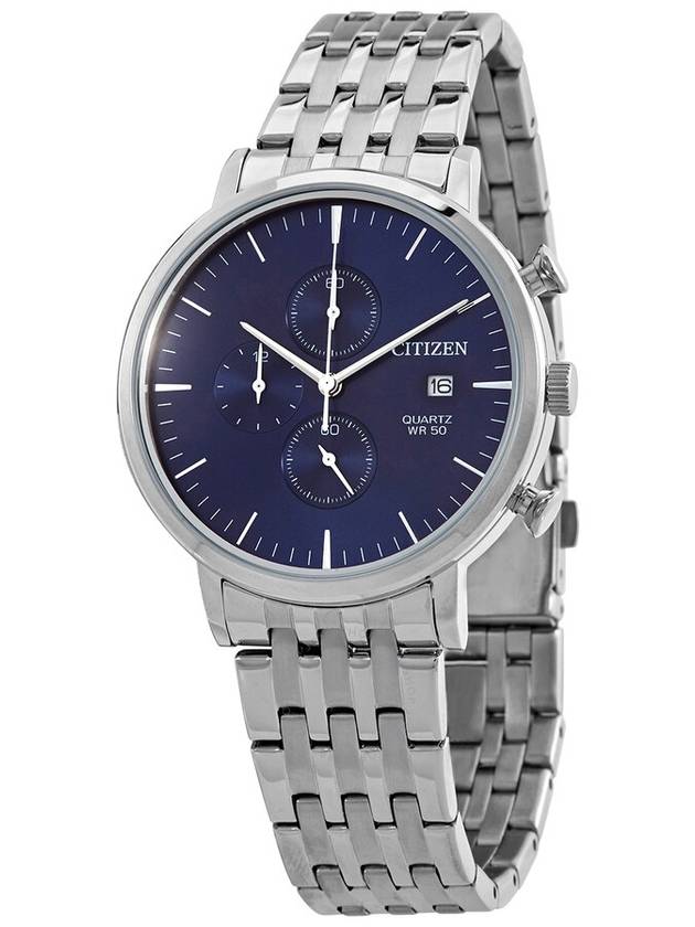 Citizen Chronograph Quartz Blue Dial Men's Watch AN3610-55L - CITIZEN - BALAAN 1