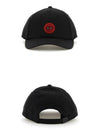 Spider Patch Base Ball Cap Black - MONCLER - BALAAN.