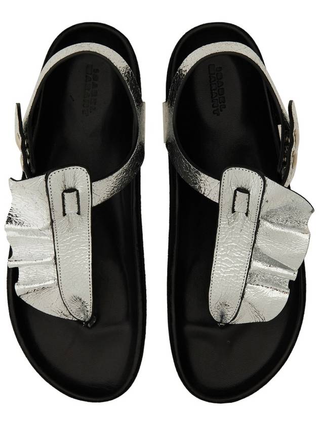 Sandals SD0174FAB2B09S 08SI Silver - ISABEL MARANT - BALAAN 5