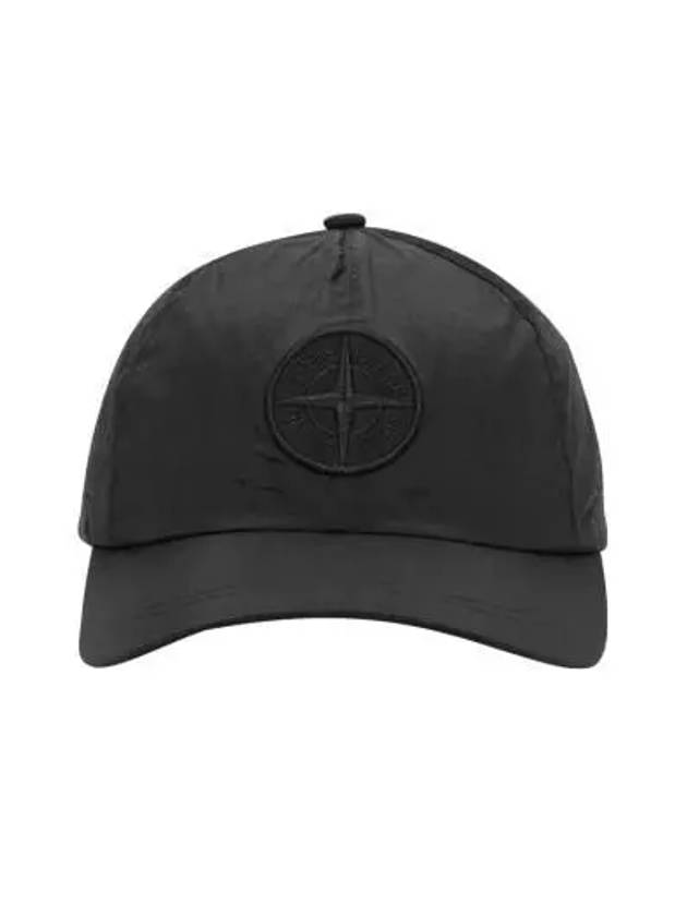 Nylon Logo Ball Cap Black - STONE ISLAND - BALAAN 3