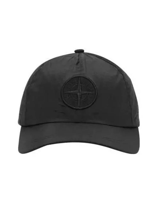 Nylon Logo Ball Cap Black - STONE ISLAND - BALAAN 2