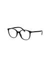 EYEWEAR Logo Temple Oval Frame Glasses 0CH3432 C501 - CHANEL - BALAAN 2