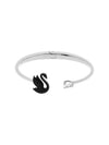 Swan motif open cuff bracelet 5688746 - SWAROVSKI - BALAAN 2