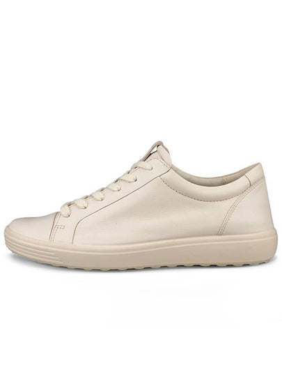 Women's Soft 7 Low Top Sneakers Beige - ECCO - BALAAN 2