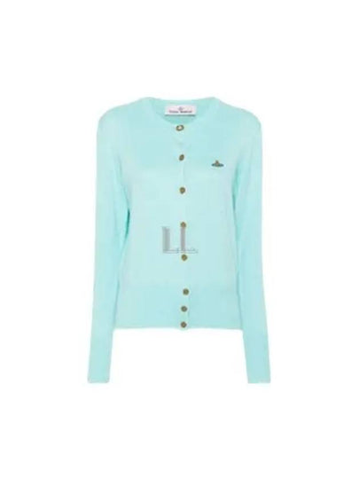 Bea Knit Cardigan Aqua - VIVIENNE WESTWOOD - BALAAN 2