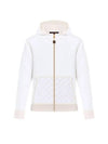 Monogram Pocket Zip-Up Hoodie White - LOUIS VUITTON - BALAAN 2