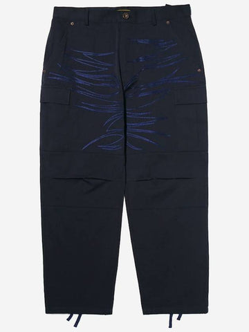 Cosmo Cotton Stitch Wide Pants Navy - OGARP - BALAAN 1