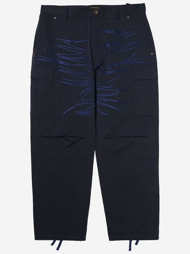 Cosmo Cotton Stitch Pants Navy - OGARP - BALAAN 1