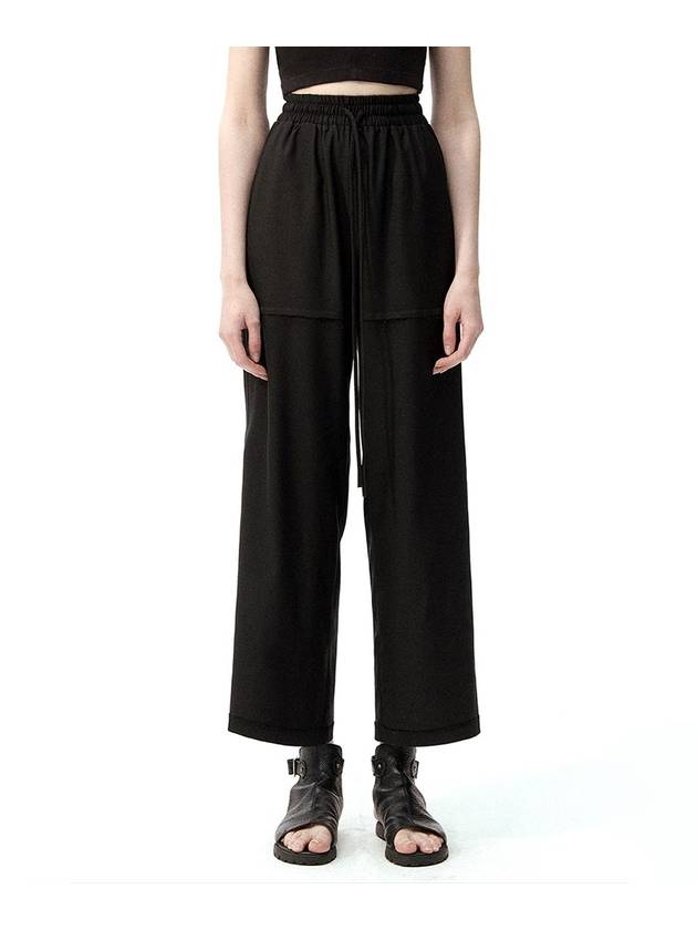 Raw Cutting Line Waist Band Slacks - MONOPHOBIA - BALAAN 2