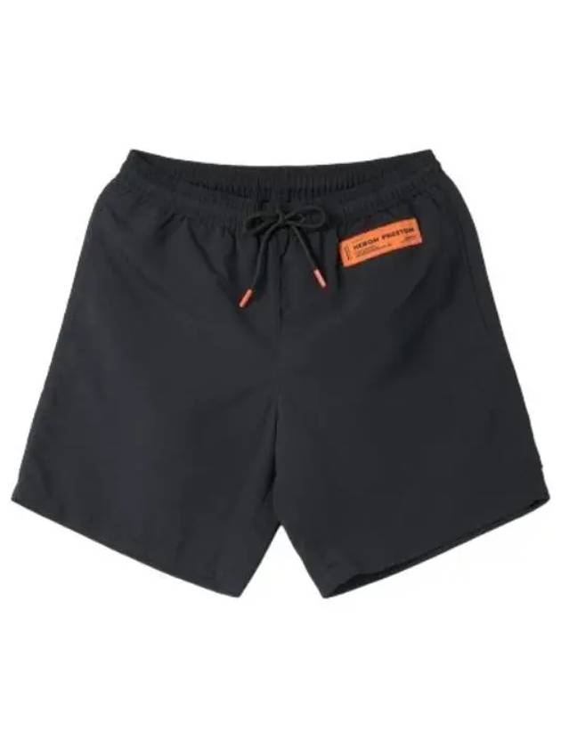 Heron Preston Nylon Swim Shorts Pants Black - HERON PRESTON - BALAAN 1