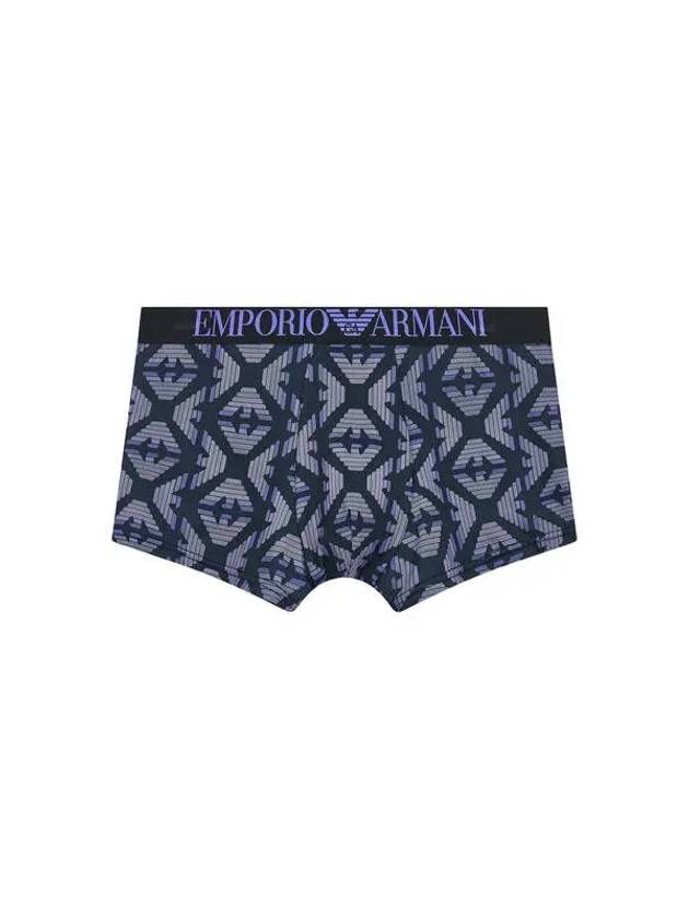 UNDERWEAR Men s Logo Banding Patterned Drawn Violet - EMPORIO ARMANI - BALAAN 1