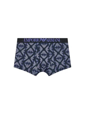 UNDERWEAR Men s Logo Banding Patterned Drawn Violet - EMPORIO ARMANI - BALAAN 1